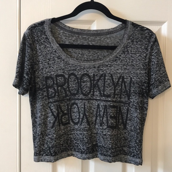 Fifth Sun Tops - Fifth Sun Brooklyn/New York Cropped Tee